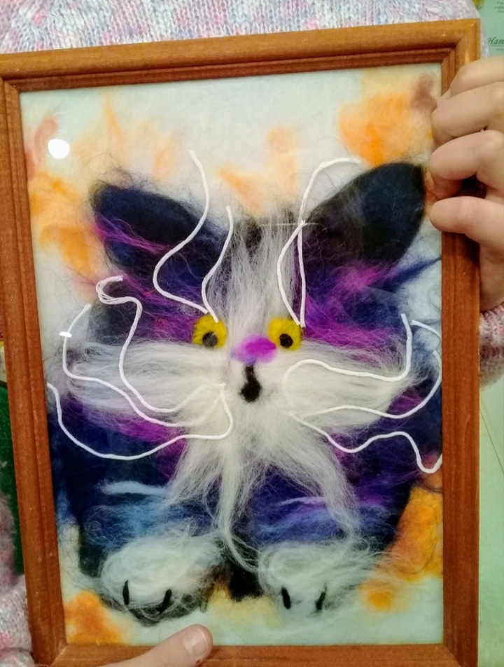 котик на картине